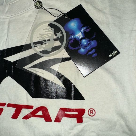 Black and White Graphic Hellstar Tee - Picture 4 of 8